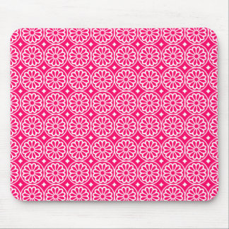 Alte ägyptische Blume - Neon Red Mousepad
