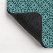 Alte ägyptische Blume - Ozeangrün mit Wald Mousepad (Ecke)