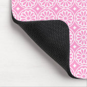 Alte ägyptische Blume - Rosa Mousepad (Ecke)
