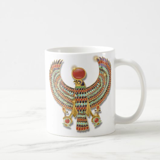 Alte ägyptische Falke-Brust Kaffeetasse (Rechts)