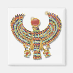 Alte ägyptische Falke-Brust Magnet