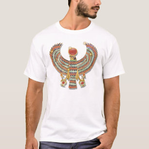 Alte ägyptische Falke-Brust T-Shirt
