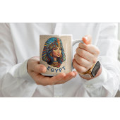 Alte Ägyptische Farbige Königin Pharaohs Tasse