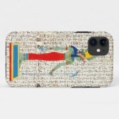 Alte ägyptische Goddes Hieroglyphics Design Case-Mate iPhone Hülle (Rückseite (Horizontal))