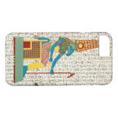 Alte ägyptische Gott Amun Hieroglyphics Design Cas Case-Mate iPhone Hülle (Rückseite (Horizontal))