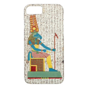 Alte ägyptische Gott Amun Hieroglyphics Design Cas Case-Mate iPhone Hülle