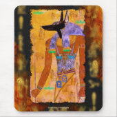 Alte ägyptische Gott Anubis Gift Range Mousepad (Vorne)