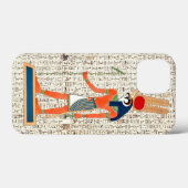 Alte ägyptische Gott Horus Hieroglyphics Design Case-Mate iPhone Hülle (Rückseite (Horizontal))