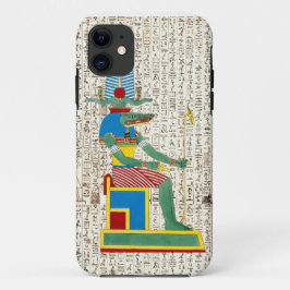Alte ägyptische Gott Sobek Hieroglyphics Design Case-Mate iPhone Hülle