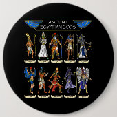 Alte ägyptische Götter Button (Vorderseite)