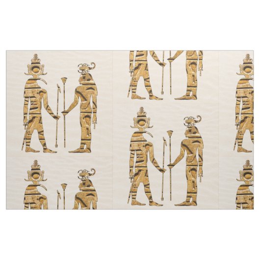 Alte Ägyptische Götter Fabric Stoff (Fat Quarter (45,7 x 55,9 cm))