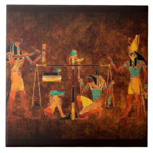 Alte ägyptische Götter Fliese