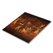 Alte ägyptische Götter Fliese (Seite)