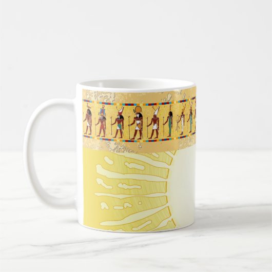 Alte ägyptische Götter und Göttinnen Kaffeetasse (Links)