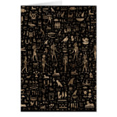 Alte ägyptische Götter und Hieroglyphen (Vorne)