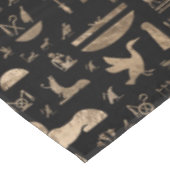 Alte ägyptische Götter und Hieroglyphen Tischdecke (Schrägansicht)