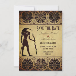 Alte ägyptische Gotteshochzeit Save The Date