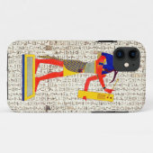 Alte ägyptische Gotthöhe-Hieroglyphen-Design Case-Mate iPhone Hülle (Rückseite (Horizontal))