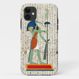 Alte ägyptische Gotthöhe-Hieroglyphen-Design Case-Mate iPhone Hülle