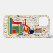 Alte ägyptische Gotthöhe-Hieroglyphen-Design Case-Mate iPhone Hülle (Rückseite (Horizontal))