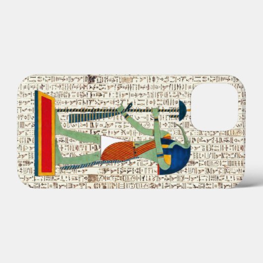 Alte ägyptische Gotthöhe-Hieroglyphen-Design Case-Mate iPhone Hülle (Rückseite (Horizontal))