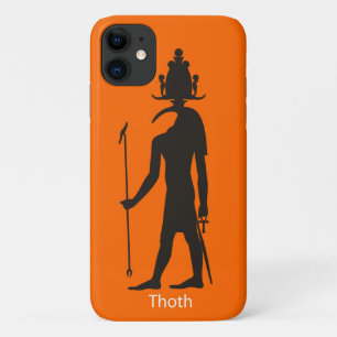 Alte ägyptische Gotthöhe Silhouette Case-Mate iPhone Hülle