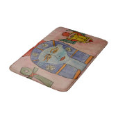 Alte ägyptische Göttin Badematte (Schrägansicht)