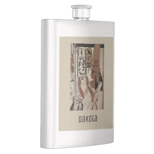 Alte ägyptische Göttin Flachmann (Rechts)