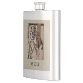 Alte ägyptische Göttin Flachmann (Links)