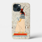 Alte ägyptische Göttin Hathor Hieroglyphics Case-Mate iPhone Hülle (Rückseite)