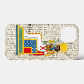 Alte ägyptische Göttin Hieroglyphics Design Case-Mate iPhone Hülle (Rückseite (Horizontal))