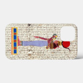 Alte ägyptische Göttin Hieroglyphics Design Case-Mate iPhone Hülle (Rückseite (Horizontal))