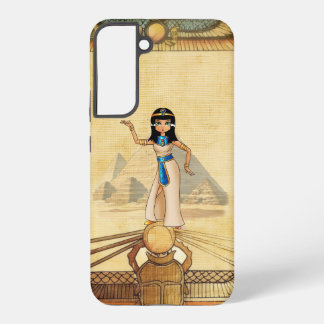 Alte ägyptische Göttin Isis geflügeltes Handyhülle Samsung Galaxy Hülle