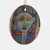 Alte ägyptische Göttin Keramik Ornament (Rechts)