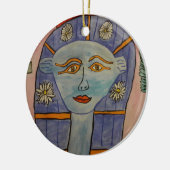 Alte ägyptische Göttin Keramik Ornament (Links)