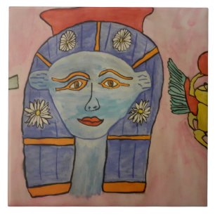 Alte ägyptische Göttin Keramik Tile Fliese