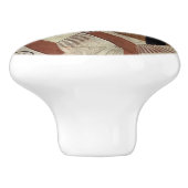 Alte ägyptische Göttin Königin & Hieroglyphen Keramikknauf (Seitenansicht)