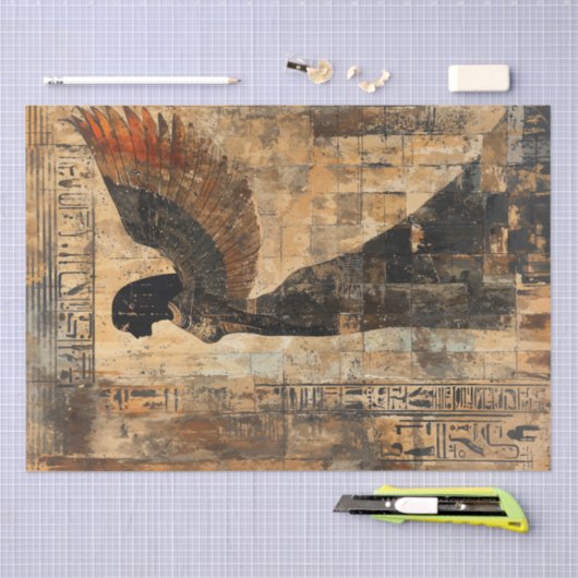 Alte ägyptische Göttin Seidenpapier (Handwerk)