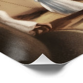 Alte ägyptische heilige Prozession Kunstdruck Poster (Ecke)