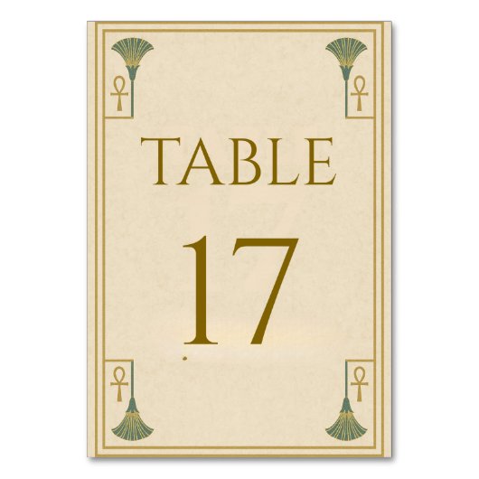 Alte ägyptische Heilige Tischnummer (Vorderseite)