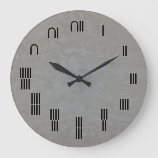 Alte ägyptische Hieroglyph Große Wanduhr (Vorderseite)