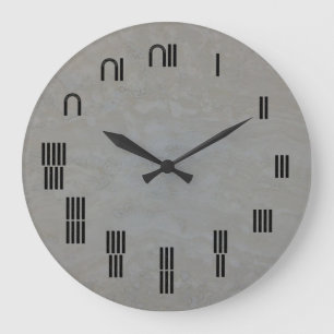 Alte ägyptische Hieroglyphe Große Wanduhr