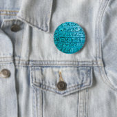 Alte ägyptische Hieroglyphen Blau Button (Beispiel)