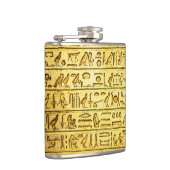 Alte ägyptische Hieroglyphen Flachmann (Rechts)