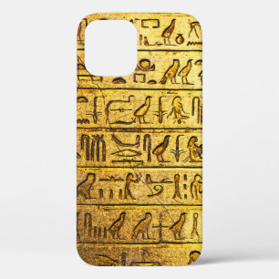 Alte ägyptische Hieroglyphen - Gelb Case-Mate iPhone Hülle