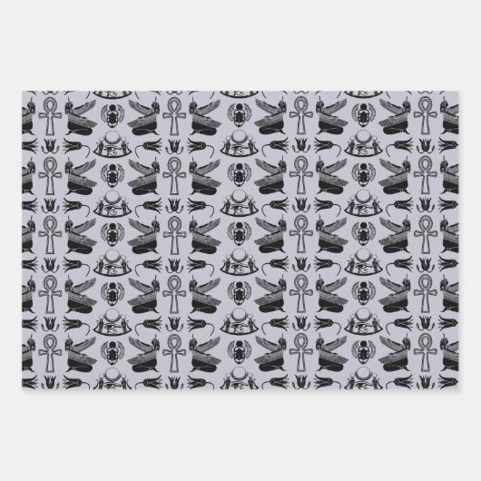 Alte ägyptische Hieroglyphen Geschenkpapier Set (Vorderseite 2)