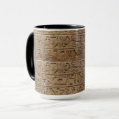 Alte ägyptische Hieroglyphen Geschichtsliebhaber' Tasse (Vorderseite Links)