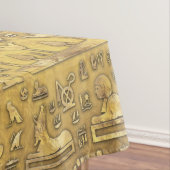 Alte ägyptische Hieroglyphen Gold Tischdecke (Beispiel)