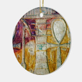 Alte ägyptische Hieroglyphen Keramikornament (Links)