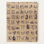 Alte ägyptische Hieroglyphen Kunst, Dichtung und M Planer (Rückseite)